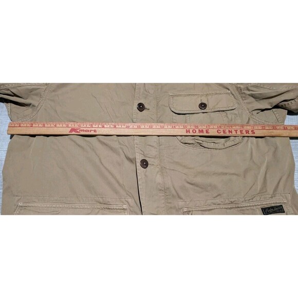 Vintage 90's Polo Ralph Lauren Jacket Hunting Chore Coat Brown Khaki Men's Sz XL - Picture 10 of 11